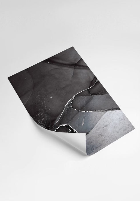 Conjunto de 2 Pósters Cielo Oscuro de Plata Real 50x70cm